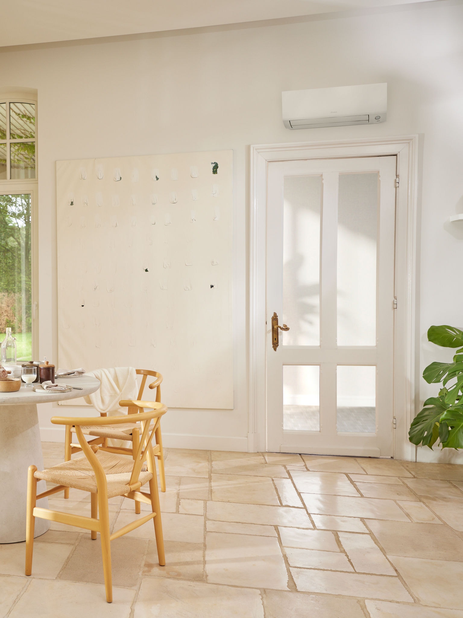 Värmepump installerad i ett kök