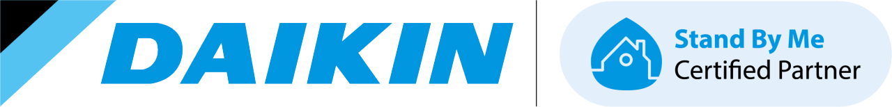 Daikin Stand By Me Certified Partner-programlogotyp